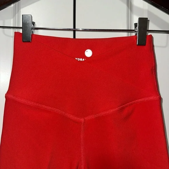 Yogalicious Rib Crossover 7" Lightweight Biker Shorts XS - Picture 2 of 4